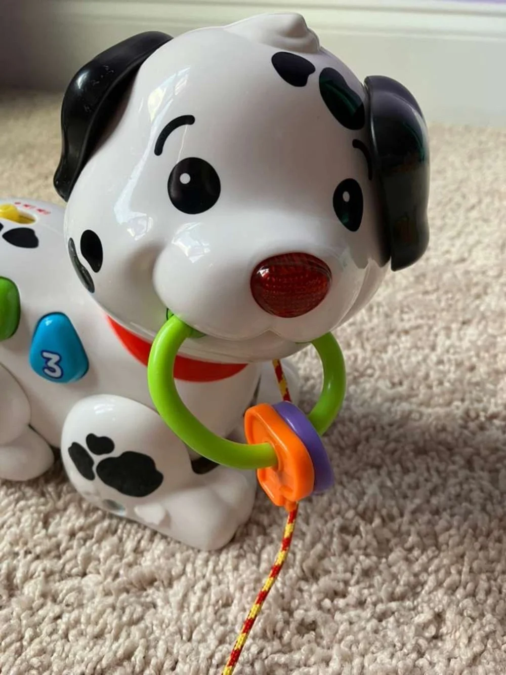 VTech Pull-Along Learning Puppy Toy - White and Black